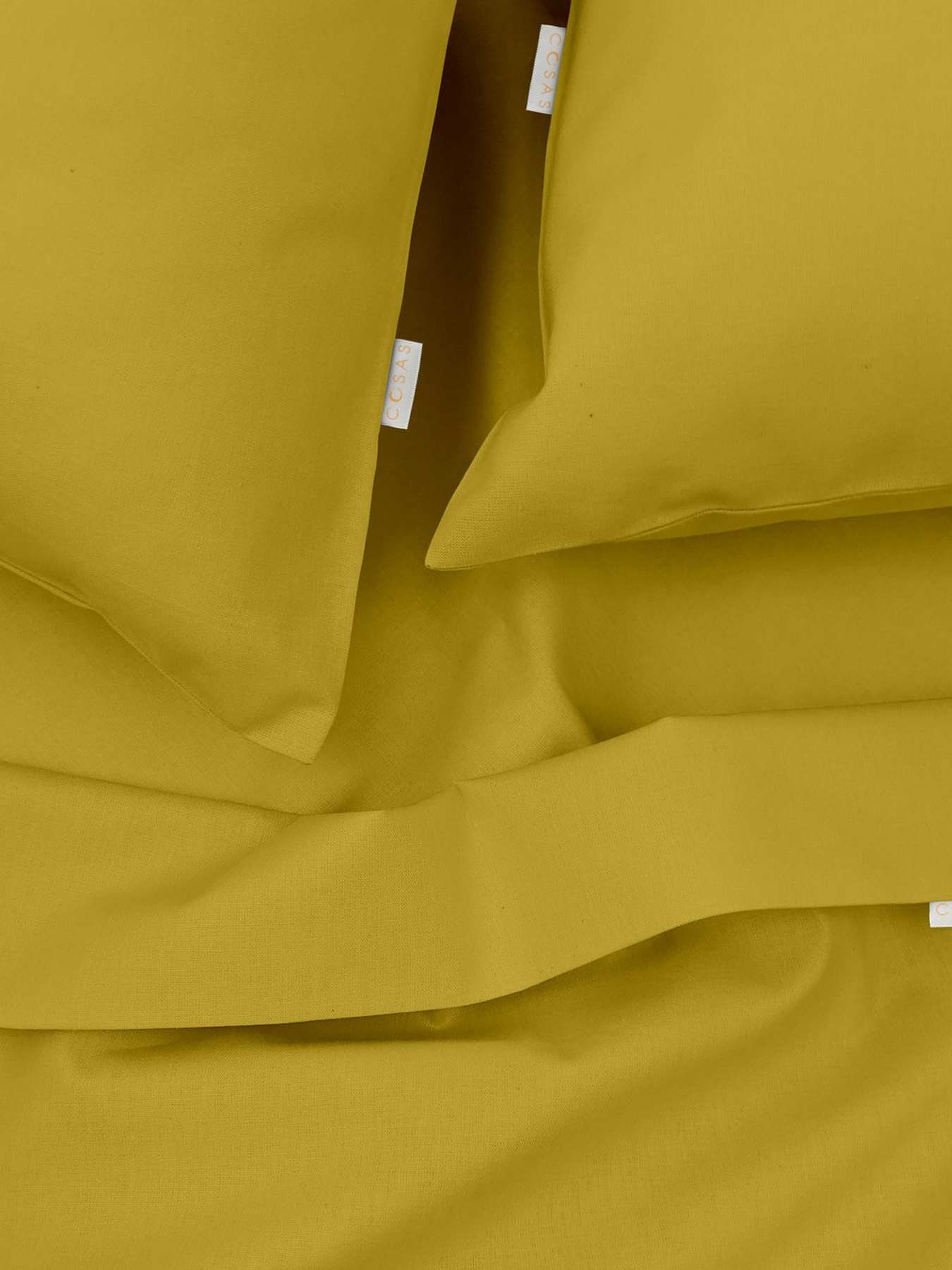 Набор наволочек на подушку MARMALADE & WHITE SET Cosas модель Set4Pillow_94Marmalade_01White_50x70 Фото