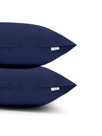 Набор наволочек на подушку DARK PLUM & DARK BLUE SET Cosas модель Set4Pillow_89PlumDark_87DarkBlue_50x70 Фото