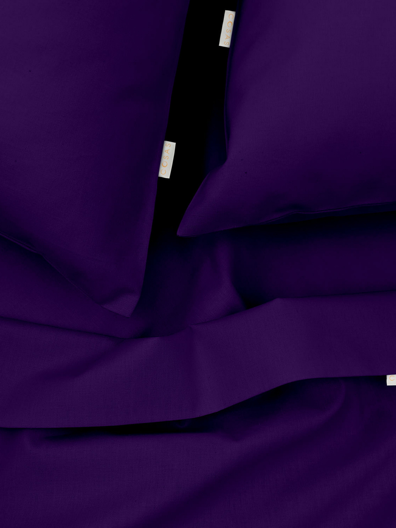 Набор наволочек на подушку DARK PLUM & AVOCADO SET Cosas модель Set4Pillow_89PlumDark_74Avocado_50x70 Фото