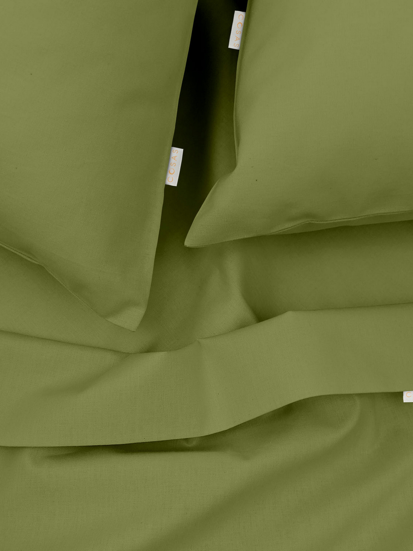 Набір наволочок на подушку DARK PLUM & AVOCADO SET Cosas модель Set4Pillow_89PlumDark_74Avocado_50x70 Фото