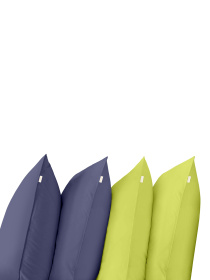 Набор наволочек на подушку DARK BLUE & LIME SET Cosas модель Set4Pillow_87DarkBlue_70Lime_50x70 Фото