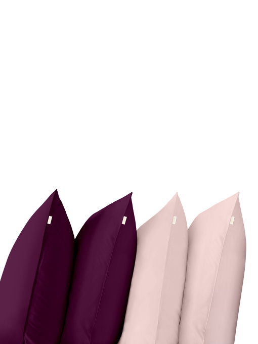 Набор наволочек на подушку DARK CHERRY & ROSE SET Cosas модель Set4Pillow_77CherryDark_40Rose_50x70 Фото