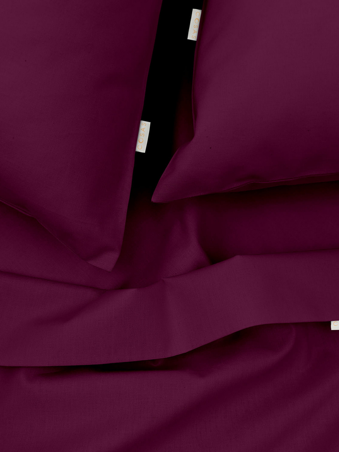 Набор наволочек на подушку DARK CHERRY & URBAN SET Cosas модель Set4Pillow_77CherryDark_111Urban_50x70 Фото