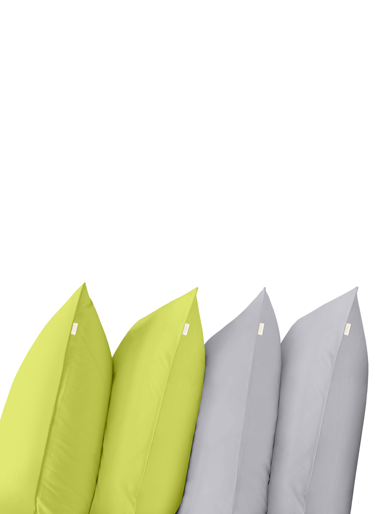 Набор наволочек на подушку LIME & GREY SET Cosas модель Set4Pillow_70Lime_52Grey_50x70 Набор наволочек на подушку LIME & GREY SET Cosas модель Set4Pillow_70Lime_52Grey_50x70 Фото