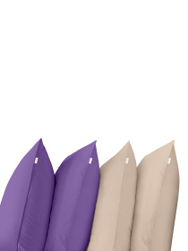 Набір наволочок на подушку LIGHT PLUM & MAGNOLIA SET Cosas модель Set4Pillow_48PlumLight_12Magnolia_50x70 Фото