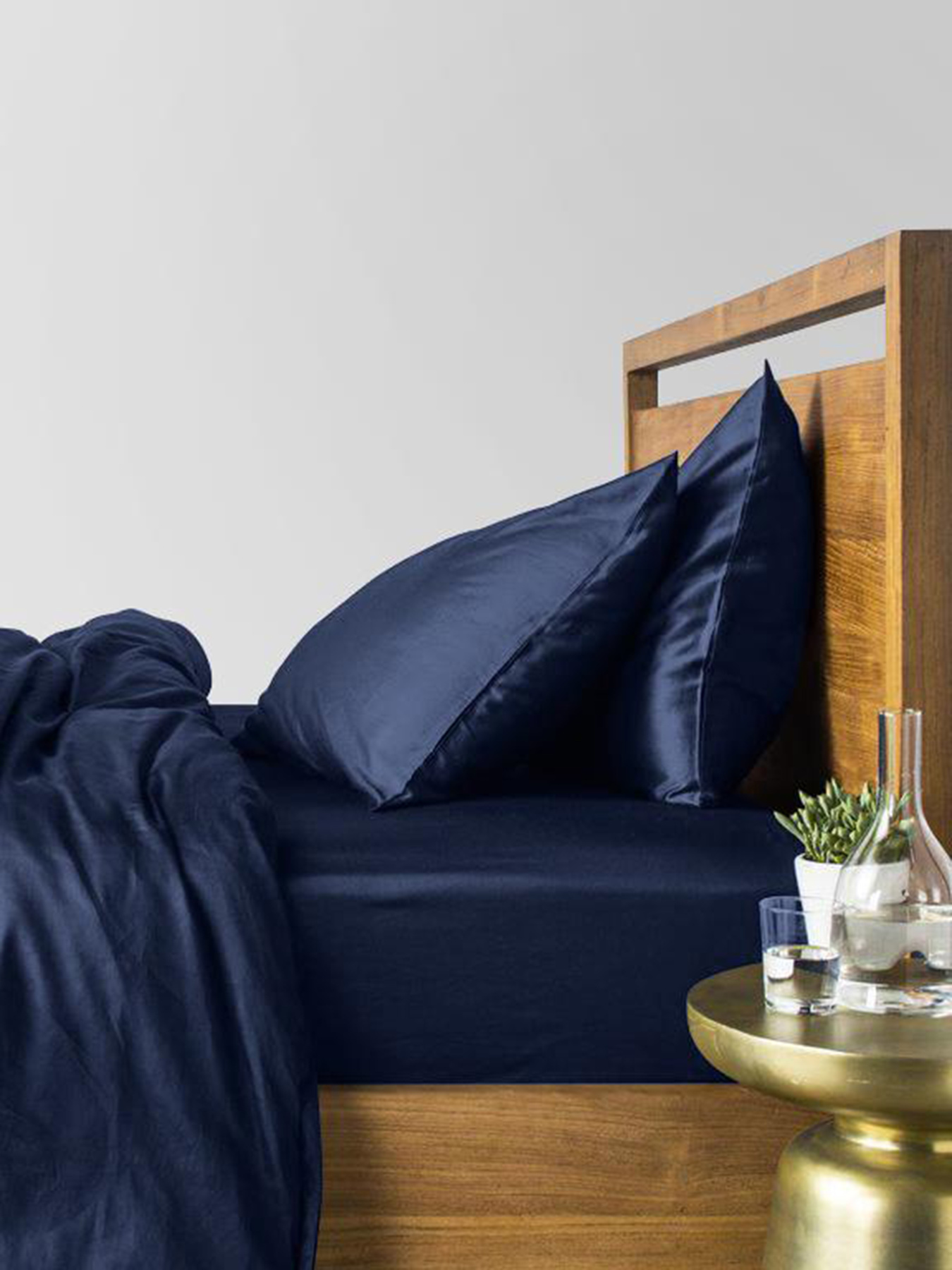 Набір наволочок сатин на подушку BLUE Cosas модель SetPillow_Satin_66Blue_40x60 Фото