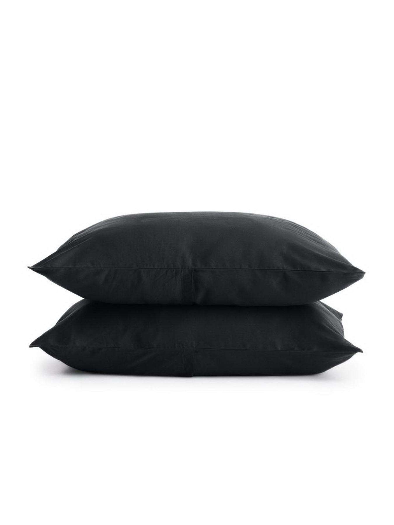 Набір наволочок сатин на подушку BLACK Cosas модель SetPillow_Satin_00Black_40x60 Фото