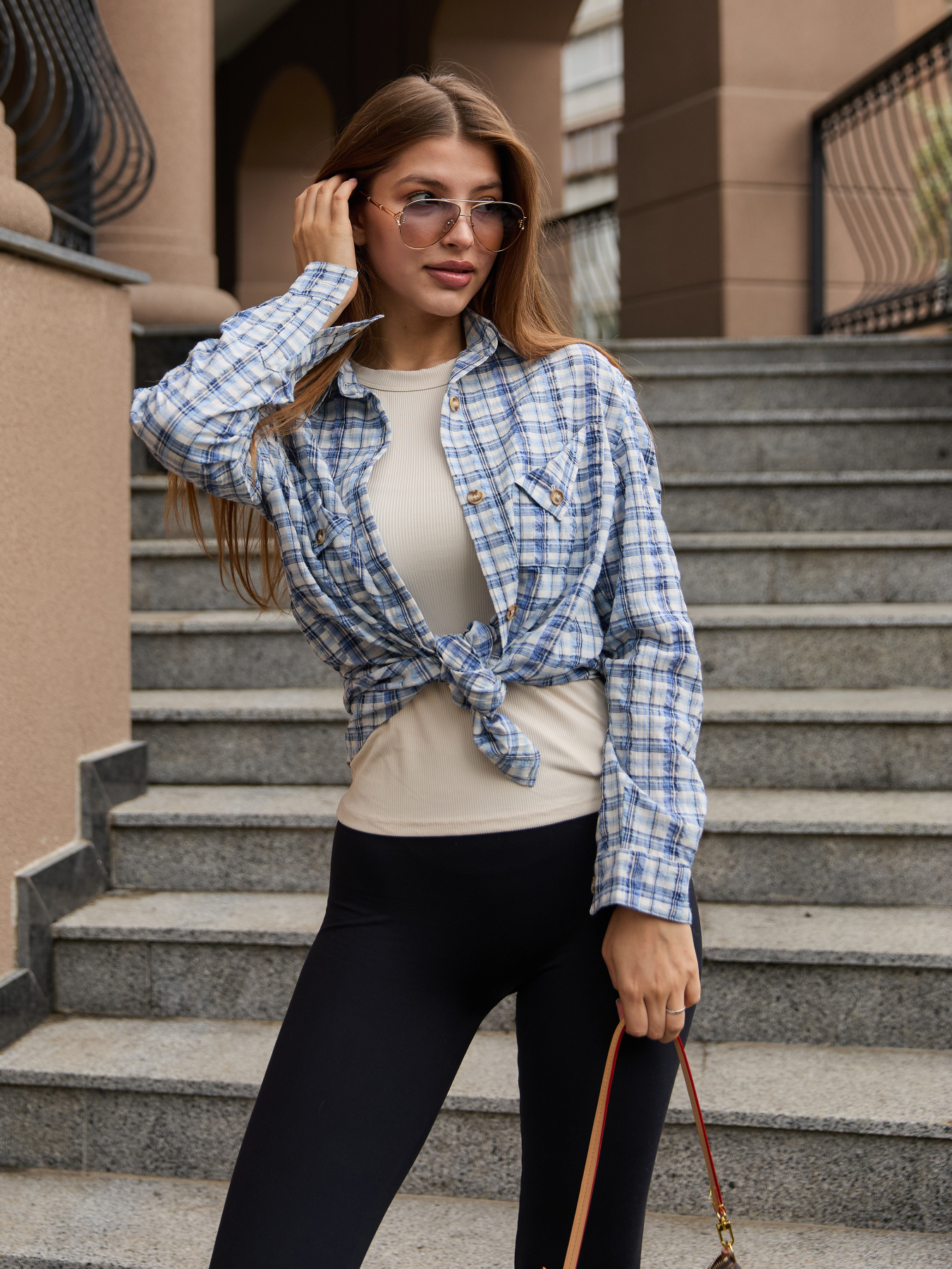 Сорочки MilaNova модель Рубашка Р-1 голубой Фото