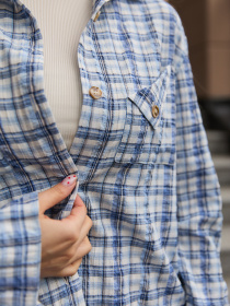 Сорочки MilaNova модель Рубашка Р-1 голубой Фото