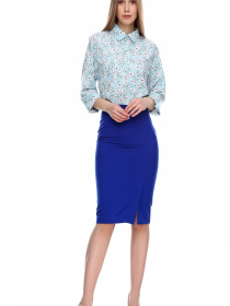 Спідниця міді LadyLike модель ll169520067-elektrik Фото