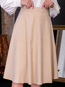 Юбка миди LadyLike модель ll55980087-bezhevij Фото
