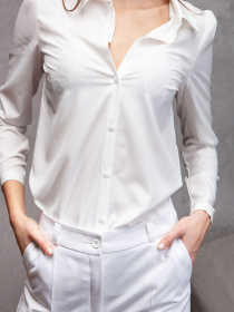 Блуза LadyLike модель ll29710000-molochnij Фото