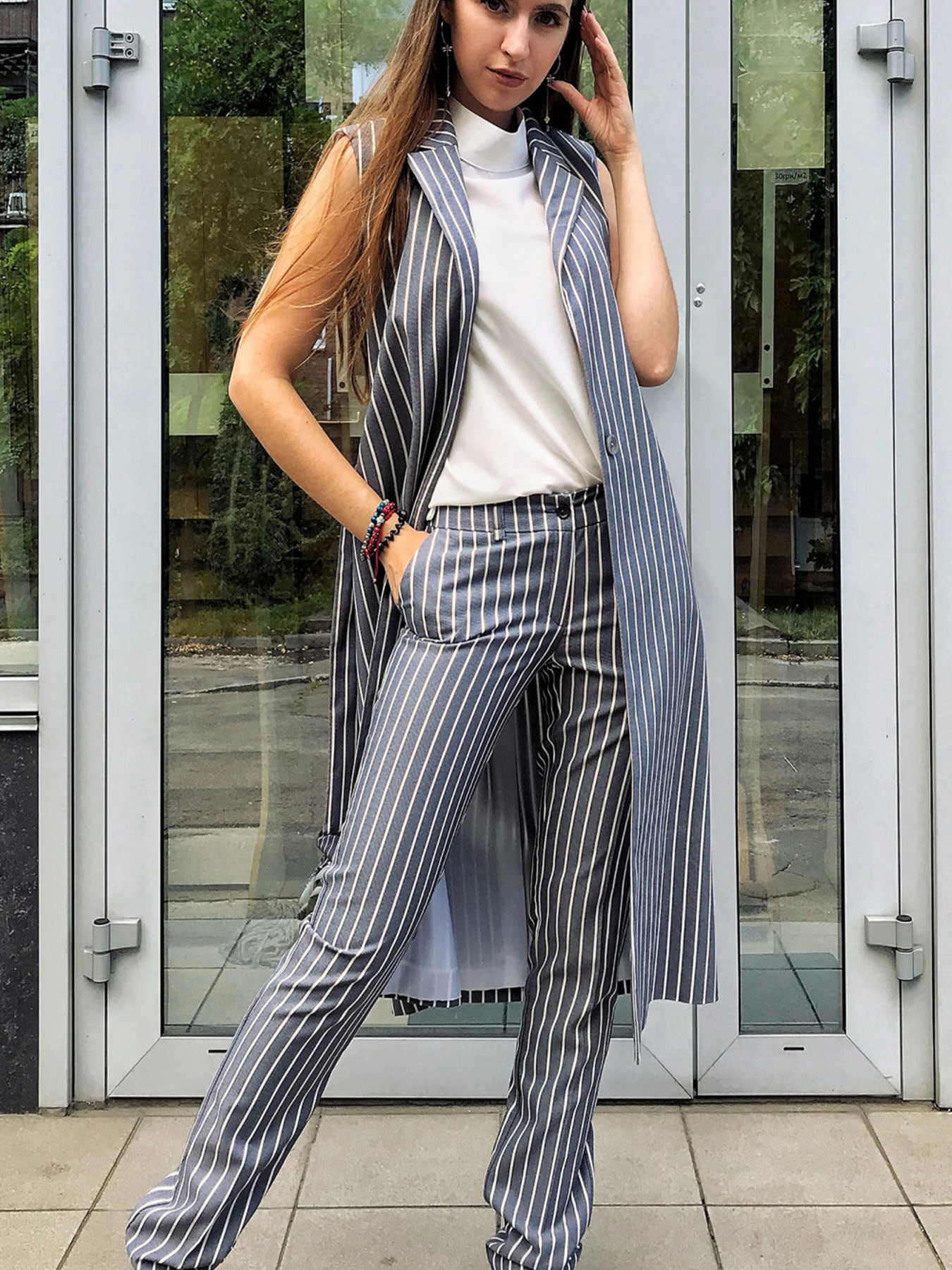 Штани повсякденні LadyLike модель ll70122664-riznokolxorovij Фото