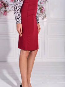 Спідниця міні LadyLike модель ll140820017-chervonij Фото