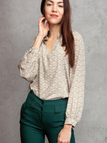 Блуза LadyLike модель ll170315692-olivkovij Фото