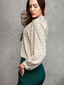 Блуза LadyLike модель ll170315692-olivkovij Фото