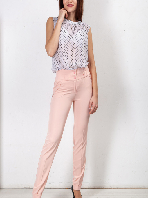 Брюки повседневные LadyLike модель ll106320211-rozhevij Фото