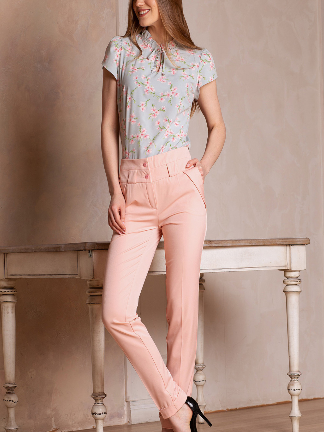 Повсякденні штани LadyLike модель ll106320211-rozhevij Фото