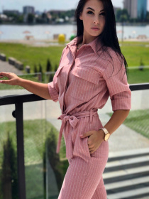 Штани повсякденні LadyLike модель ll176152211-rozhevij Фото