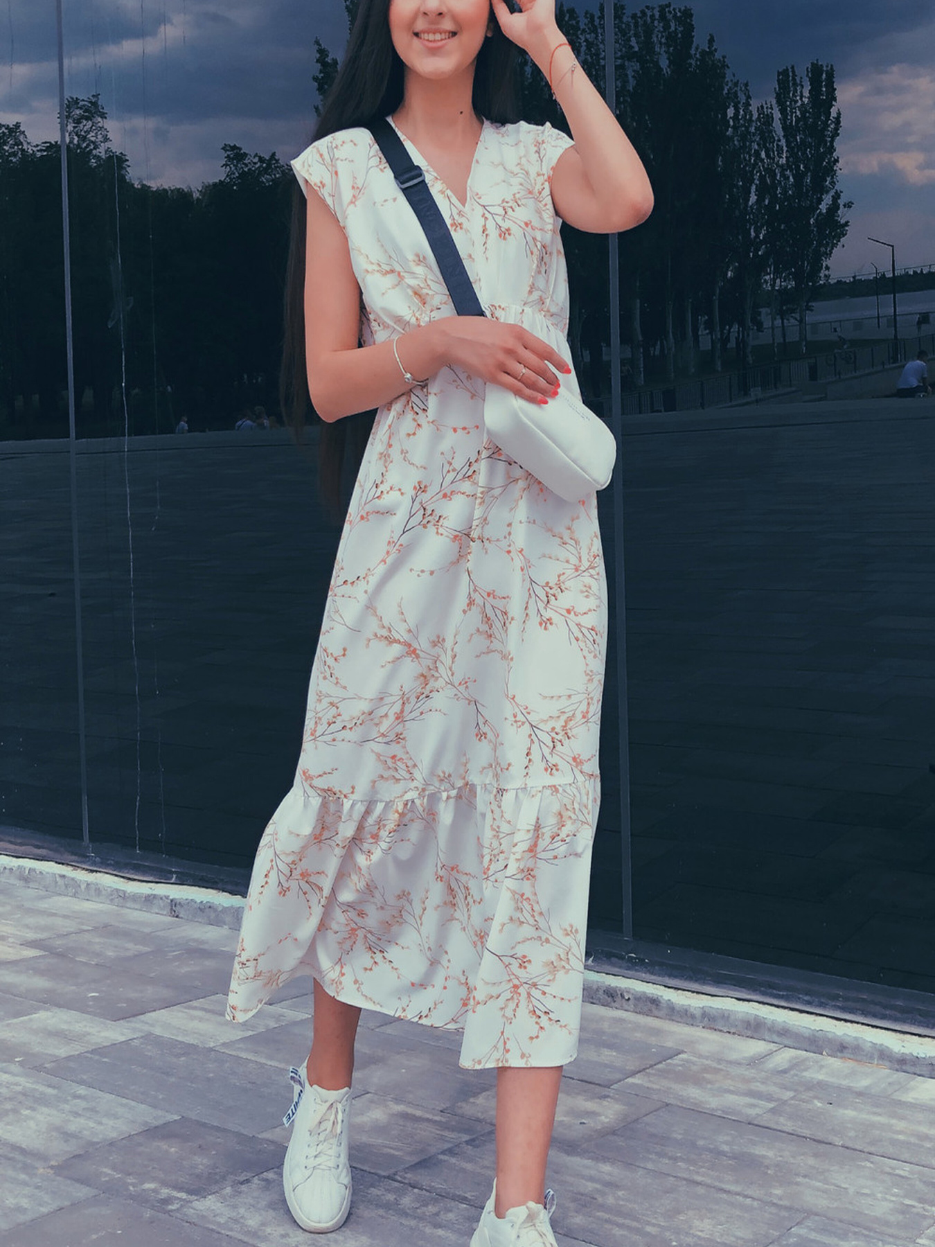 Платье миди LadyLike модель ll163015911-bilij Фото