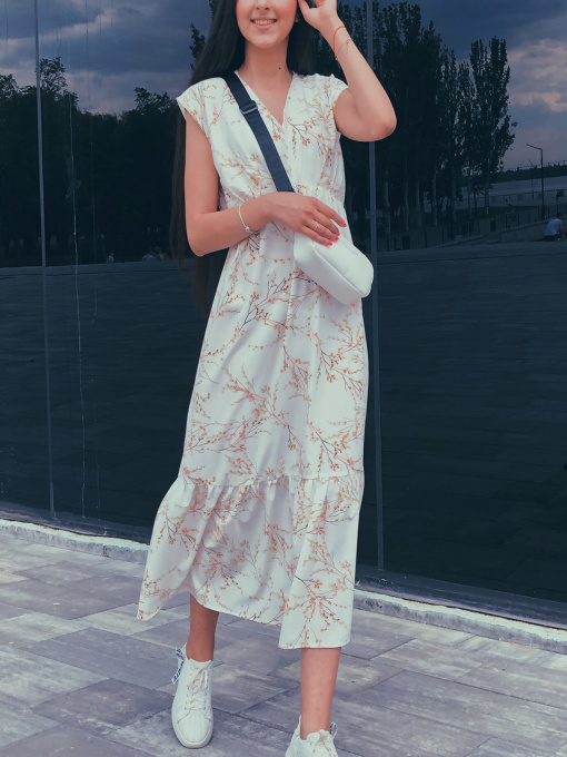 Сукня міді LadyLike модель ll163015911-bilij Фото