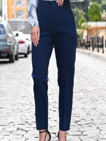 Повседневные штаны LadyLike модель ll171120061-sinij Повседневные штаны LadyLike модель ll171120061-sinij Фото