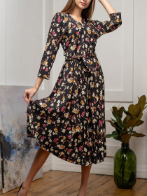 Платье миди LadyLike модель ll173016591-chornij Фото