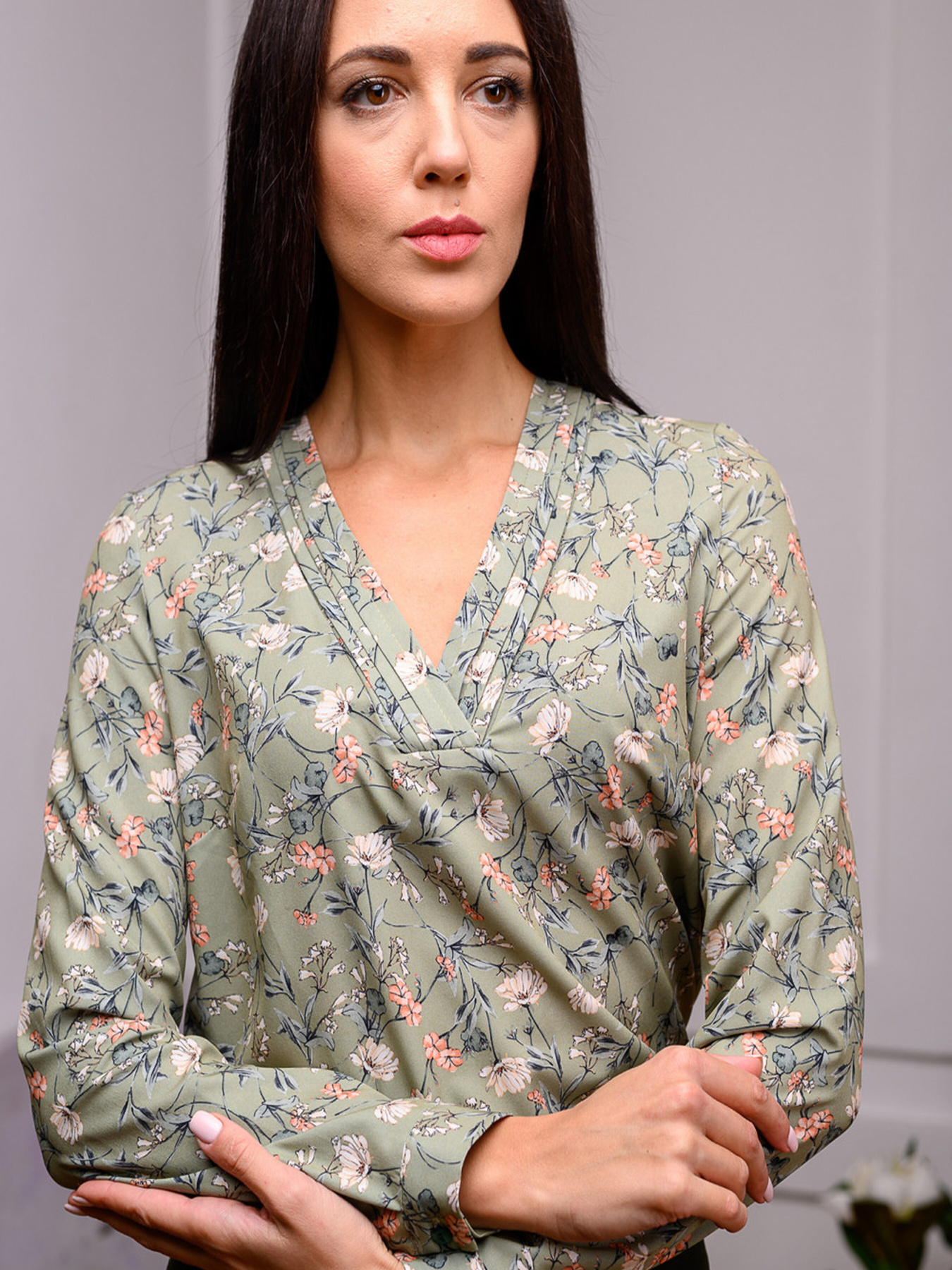 Блуза LadyLike модель ll177515649-olivkovij Фото