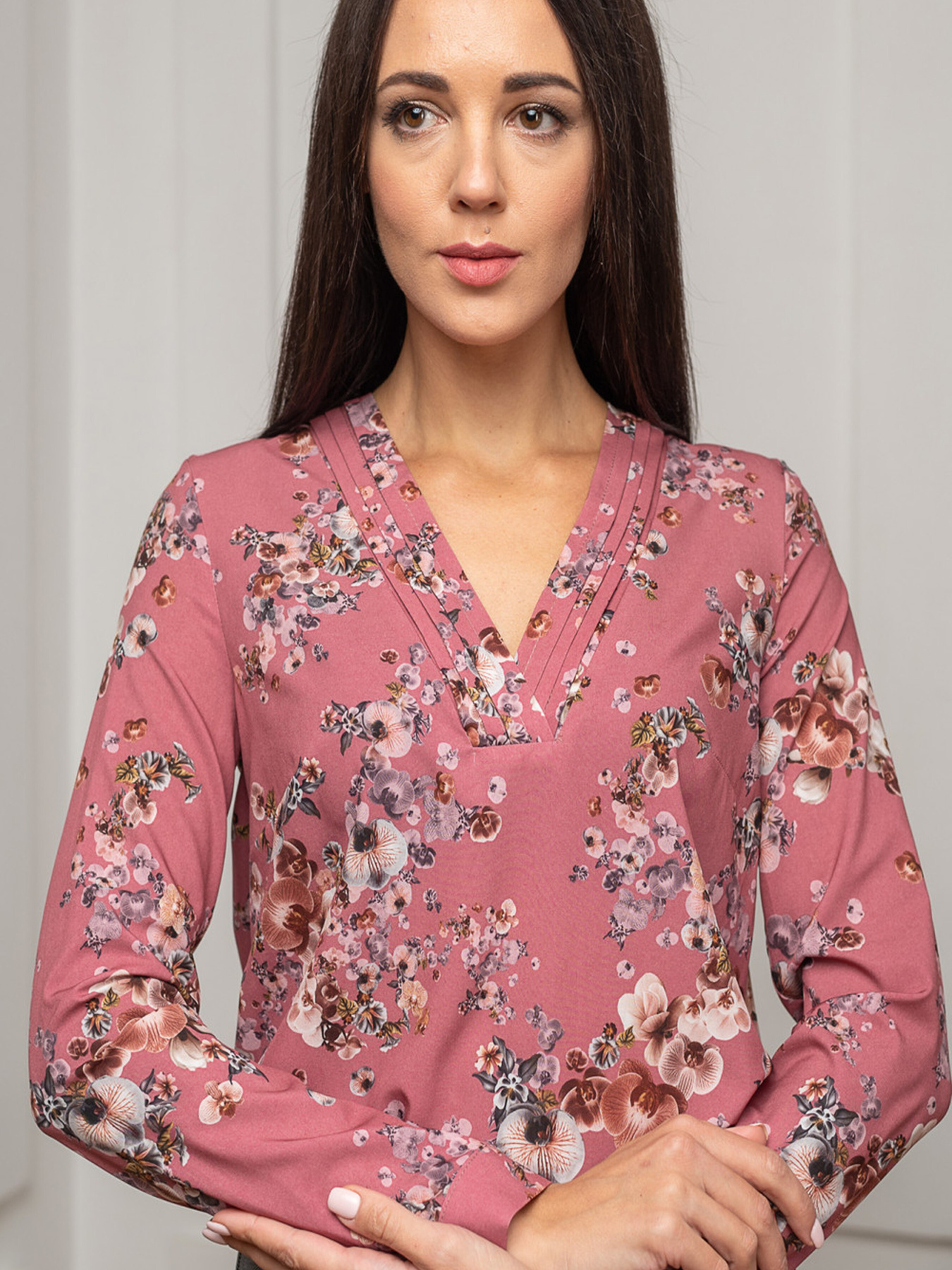 Блуза LadyLike модель ll176514518-rozhevij Фото