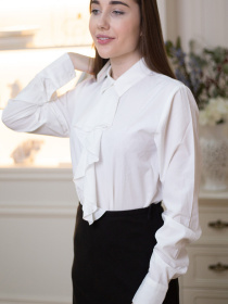 Блуза LadyLike модель ll189910000-molochnij Фото