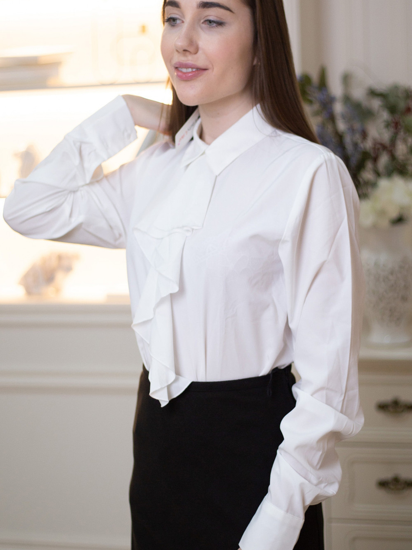 Блуза LadyLike модель ll189910000-molochnij Фото