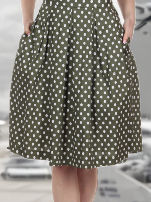 Юбка миди LadyLike модель ll72613342-zelenij Фото