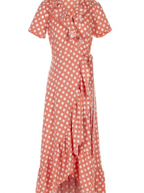 Платье миди LadyLike модель ll185013311-persikovij Фото