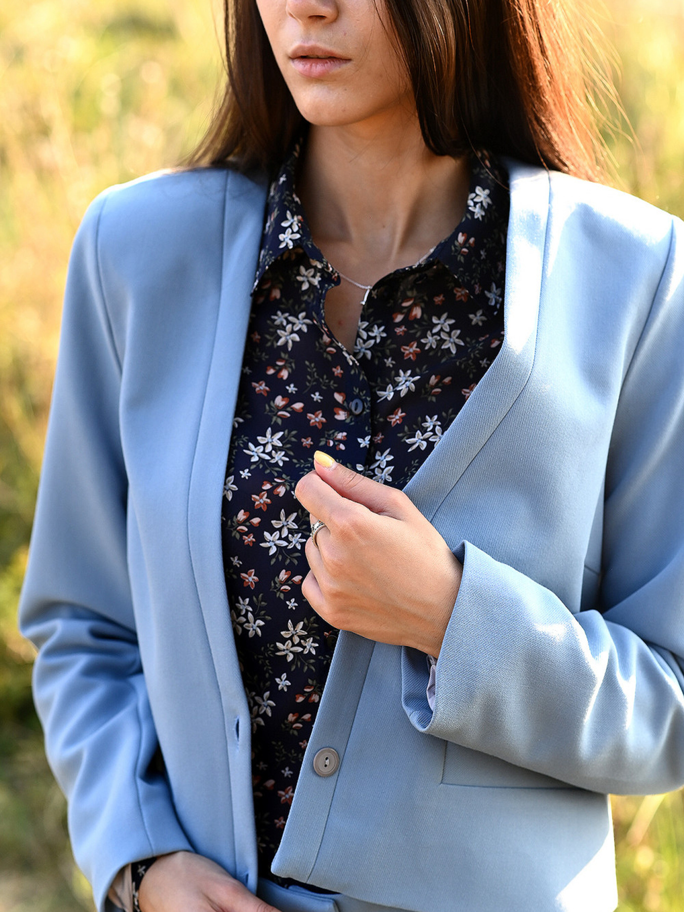 Жакет LadyLike модель ll201860069-blakitnij Фото