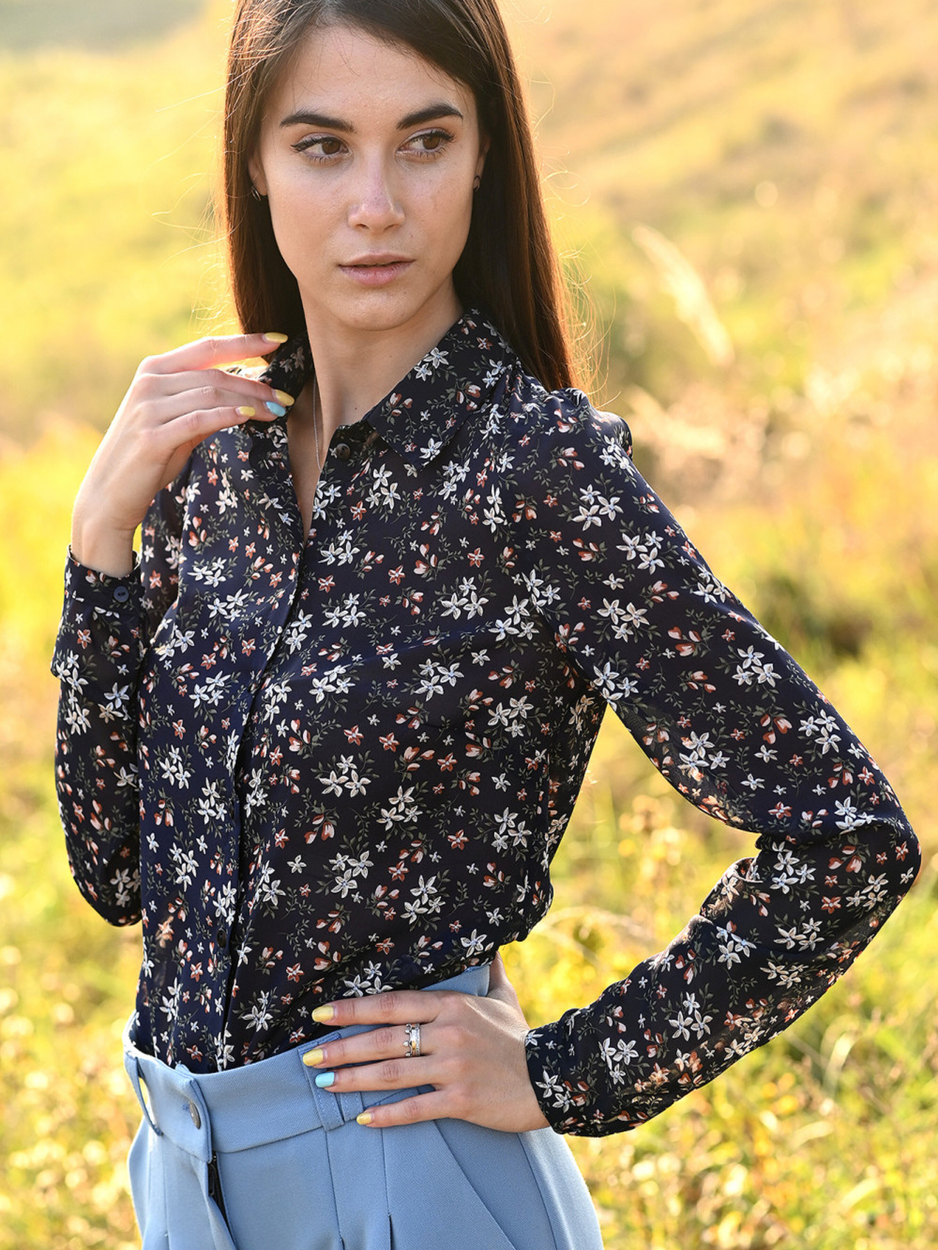 Блуза LadyLike модель ll29746867-sinij Фото