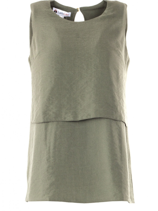 Блуза LadyLike модель ll176350047-haki Фото