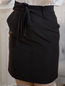 Юбка мини LadyLike модель ll212020090-chornij Фото