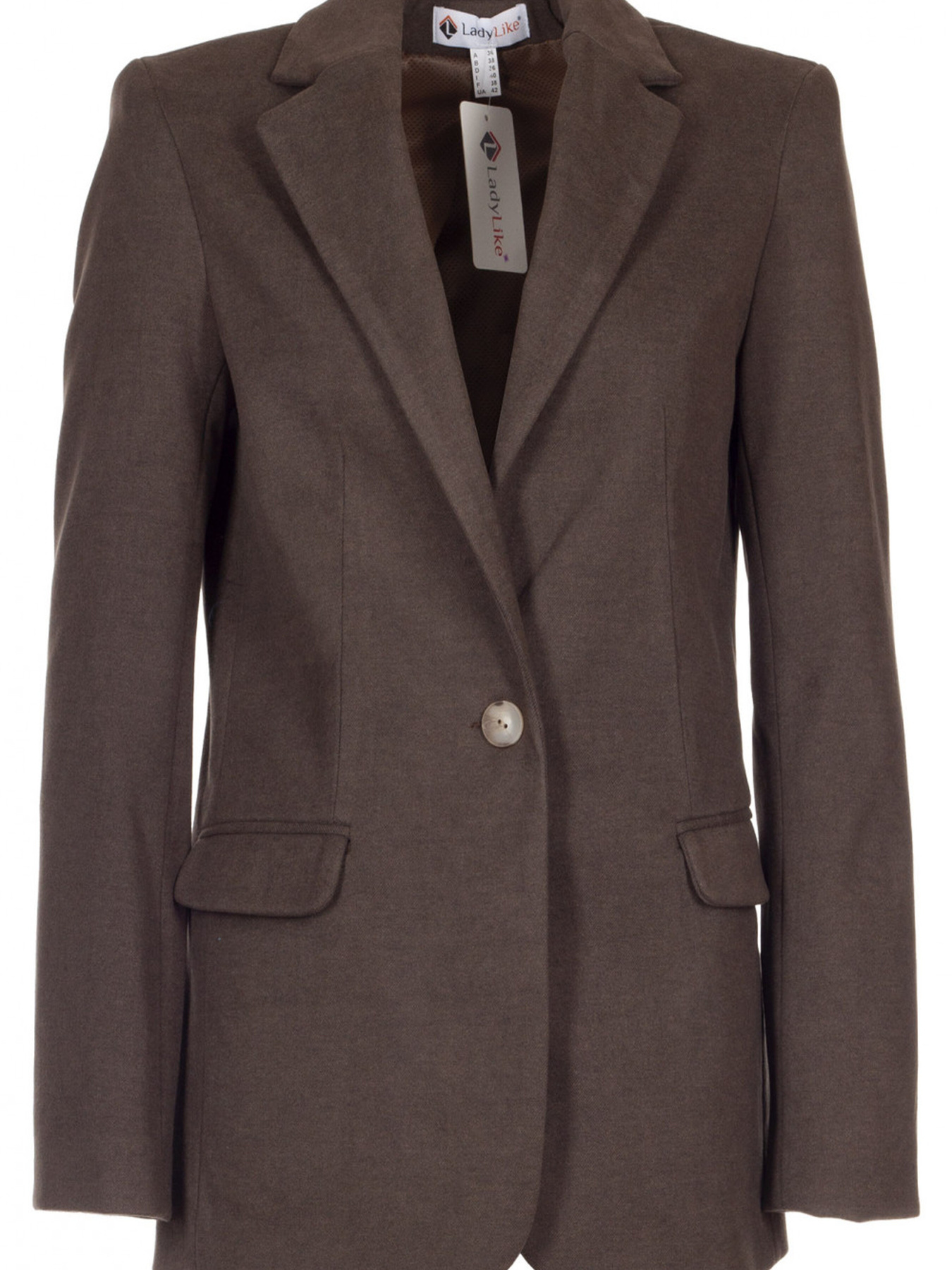 Пиджак LadyLike модель ll167860183-korichnevij Фото