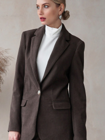 Пиджак LadyLike модель ll167860183-korichnevij Фото