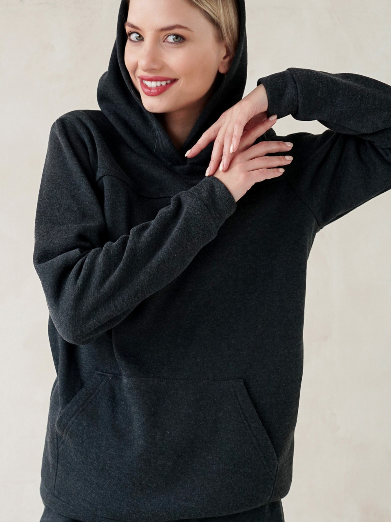 Худи LadyLike модель ll189570091-sirij Худи LadyLike модель ll189570091-sirij Фото