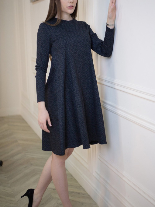 Платье миди LadyLike модель ll162476564-sirij Фото