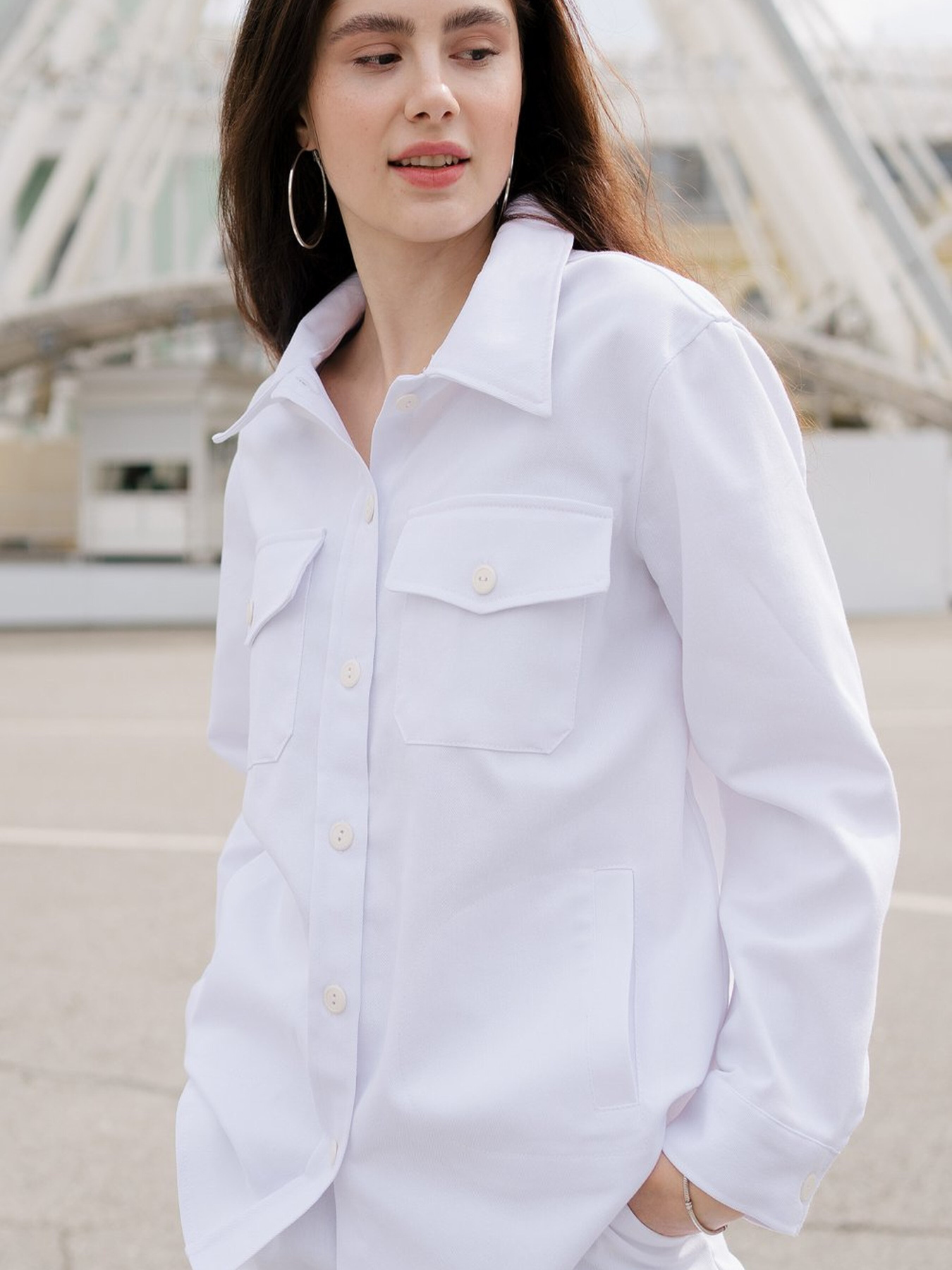 Сорочка LadyLike модель ll191910000-bilij Фото