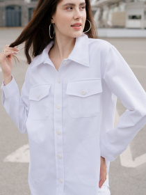 Сорочка LadyLike модель ll191910000-bilij Фото