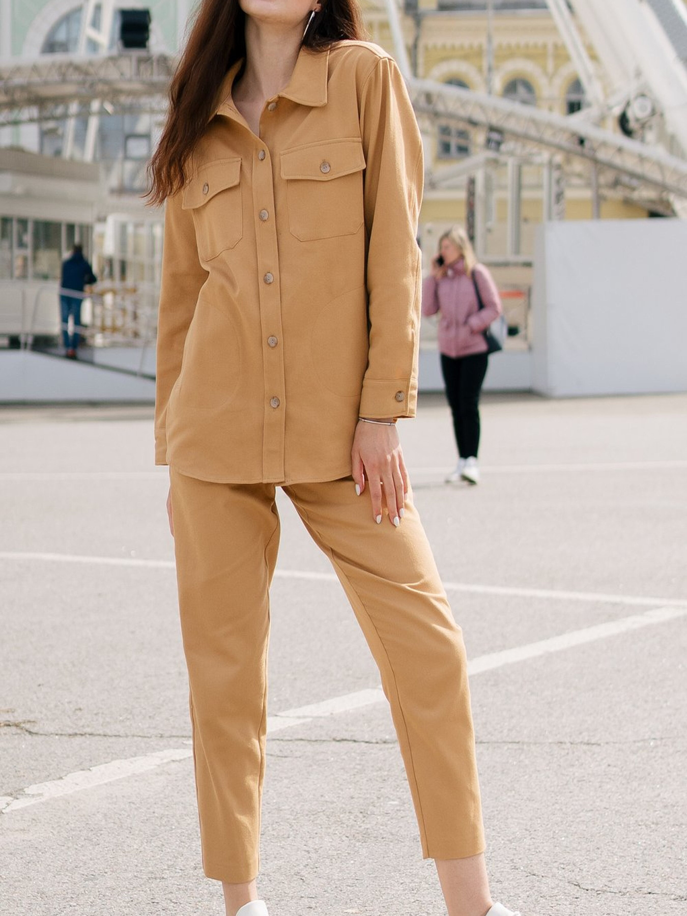 Штани повсякденні LadyLike модель ll169280034-girchichnij Фото