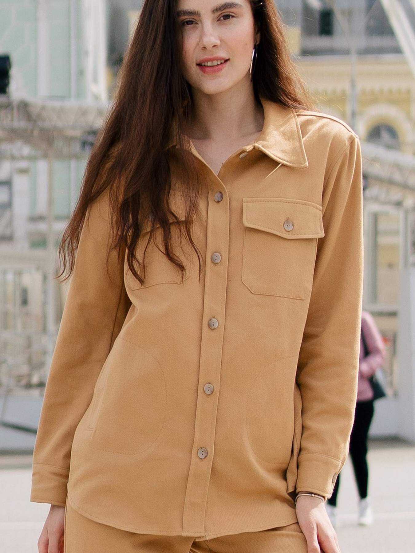 Сорочка повсякденна LadyLike модель ll191980034-zhovtij Фото