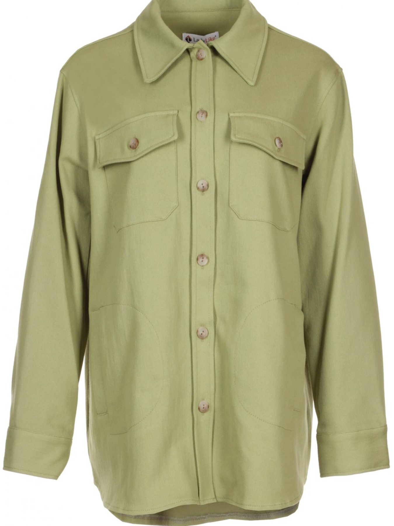 Сорочка повсякденна LadyLike модель ll191980074-zelenij Фото