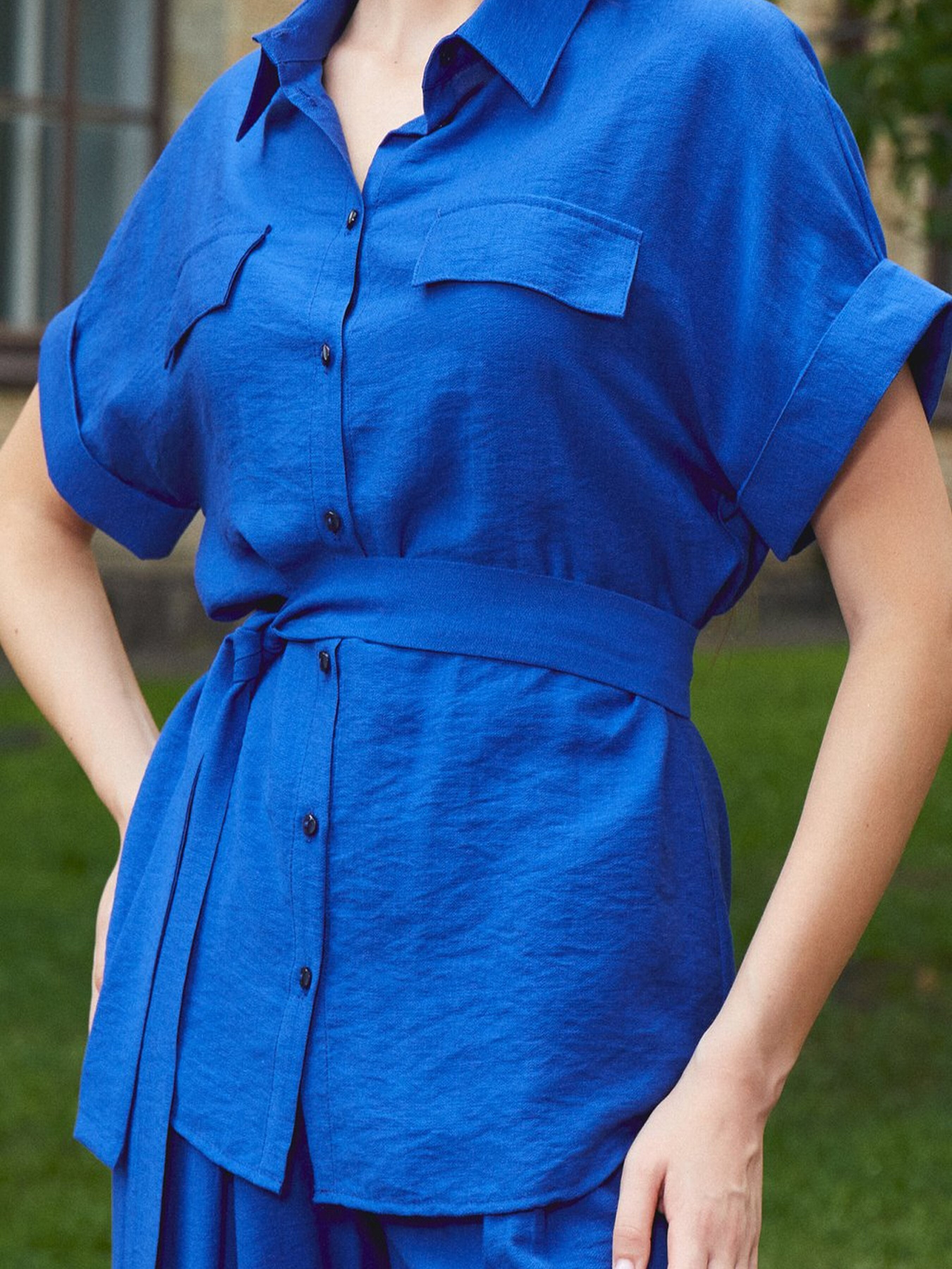 Блуза LadyLike модель ll197750067-elektrik Фото