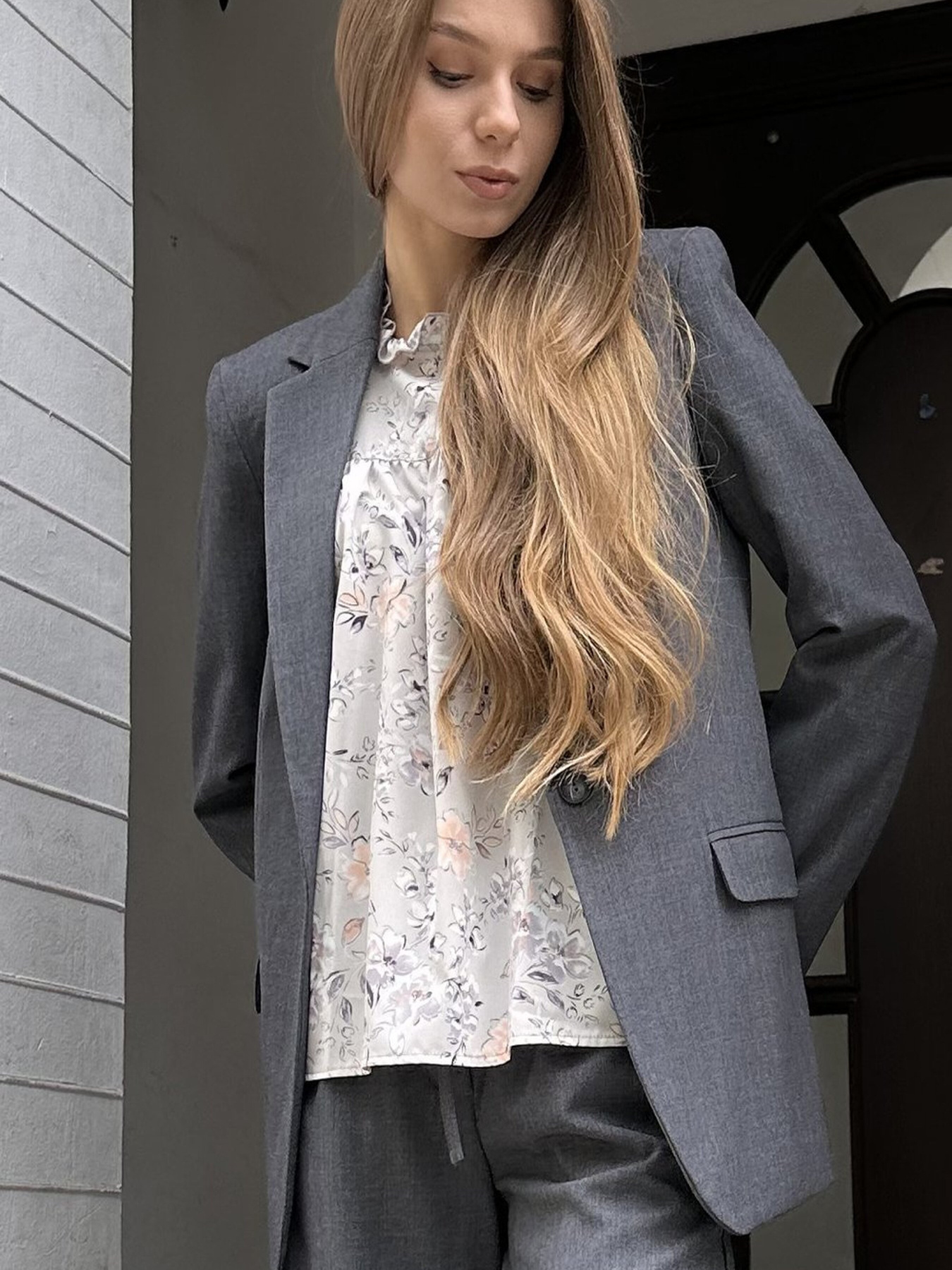 Блейзер LadyLike модель ll211320191-sirij Фото