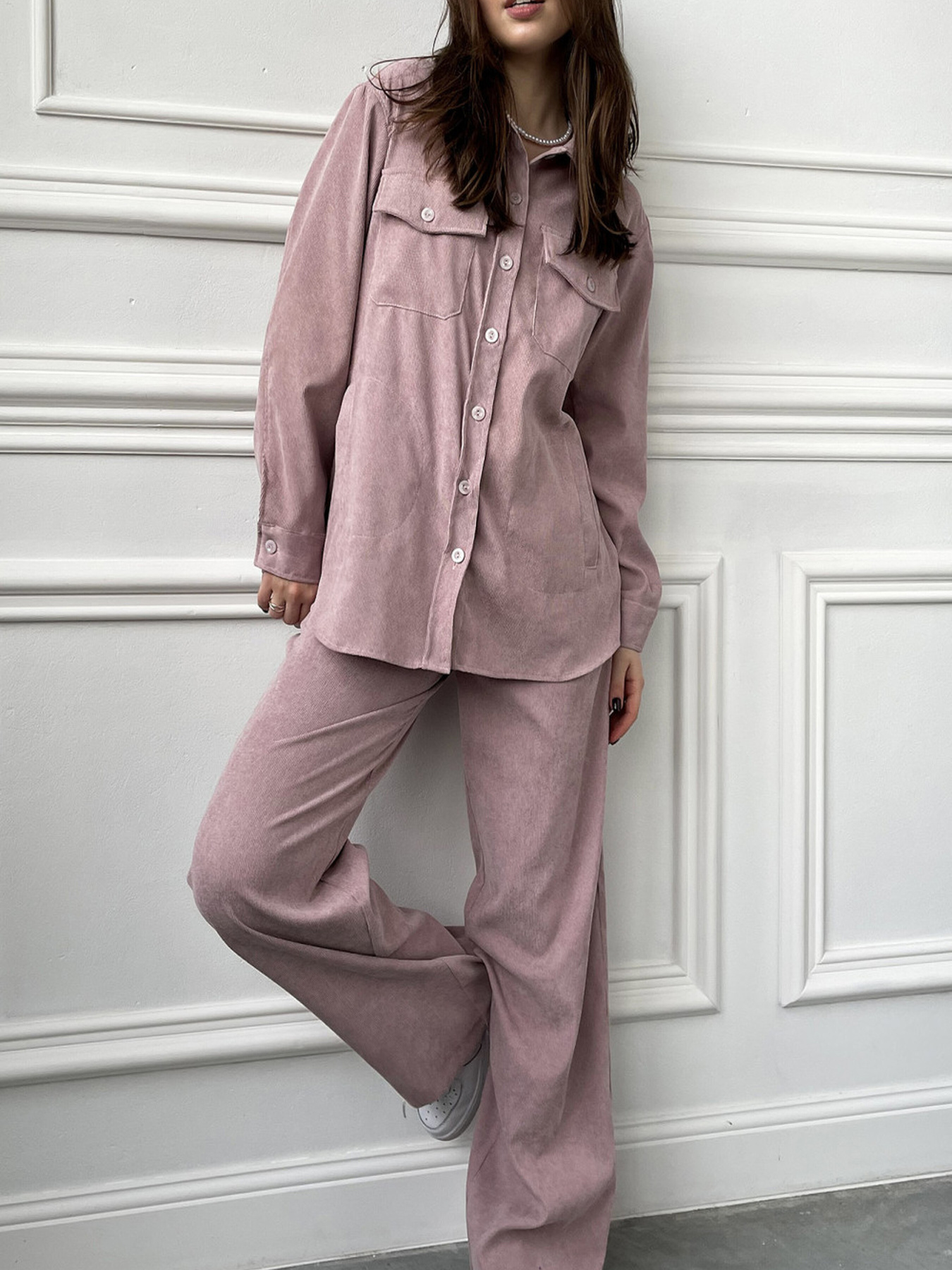 Повсякденні штани LadyLike модель ll211880011-rozhevij Фото