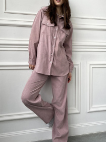 Повсякденні штани LadyLike модель ll211880011-rozhevij Фото